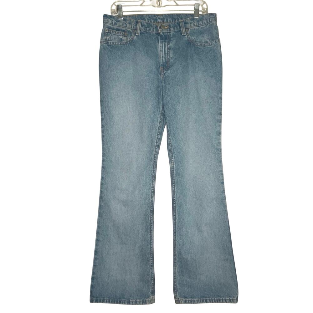 Polo Ralph Lauren Low Rise Flare Jeans Womens Size 11/12x32 Faded Casual Weekend